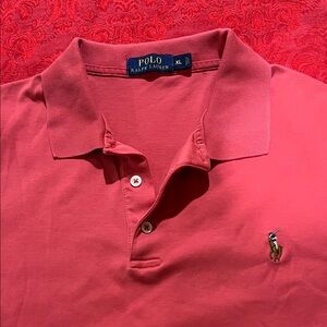 Polo Ralph Lauren Men’s Coral Polo Shirt XL Classic Fit Cotton